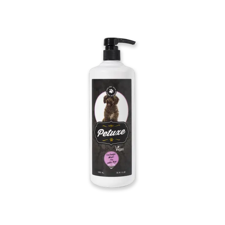 Petuxe Cosmetics Mascarilla para Perros de Agua -1000ml | Vegana, Hidratación y Brillo - 1