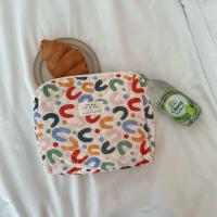 Bolso De Pañales Para Bebé Con Estampado De Dibujos Cierre De Cremallera Bolso De Mano Multifuncional Para Viajes Y Almacenamiento De Diáspers - details 4