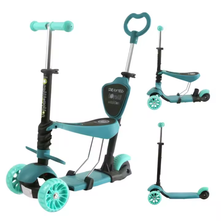 LORELLI Patinete evolutivo con asiento y mango parental DRAXTER PLUS de Lorelli - 1