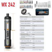 WORX WX242 Mini Destornillador Eléctrico Recargable Con Set De 30 Piezas Herramientas De Perforación Inteligentes Sin Cable Para Tareas Domésticas Y De Jardín - details 10
