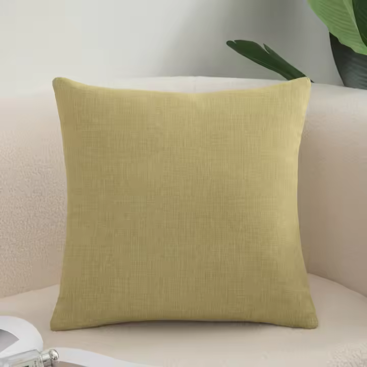 2 pieza Cojín Sofá Moderno Simple De Color Cubierta De Cojín Para Sala De Estar 100% Poliéster Cuadrado Sin Núcleo Decorativo Y De Asiento - 1