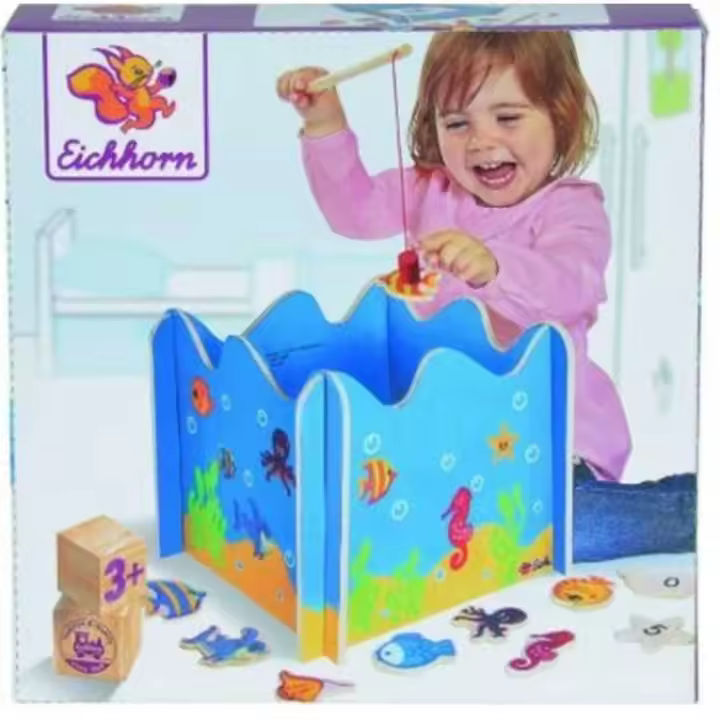 Juego de Pesca de Madera Infantil Eichhorn - 1