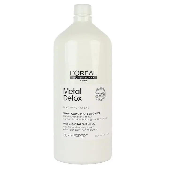 L'Oreal Expert Professionnel Champú 1500 Ml Metal Detox Crema Limpiador - 1