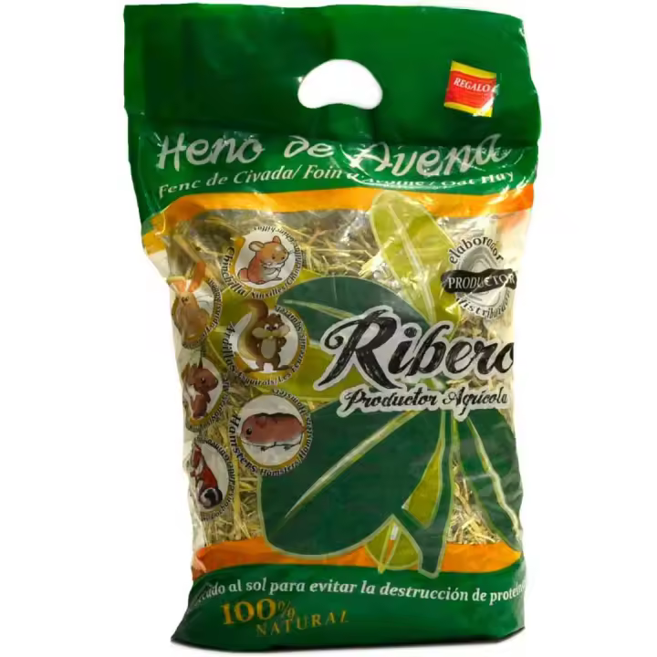 Heno de Avena Conejos y Roedores Ribero 5 Kg - 1