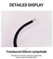 Lámpara De Escritorio LED RGB Blanco Luz Nocturna USB Ajustable En Brillo Tipo De Sombrilla Espiral Para Lectura Y Decoración De Dormitorio Y Oficina Con Interruptor De Botón - details 18