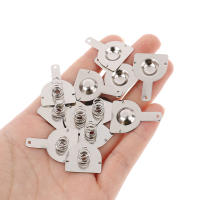 100pcs Placa De Contacto Individual Positivo Y Negativo 18650 Con Resorte 16x18.5mm 50 Pares Material De Acero Inoxidable Para Electrónica Industrial - details 1