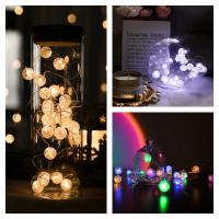 Guirnalda De Luces LED Para Navidad Y Año Nuevo Con Batería AG13 Decoración De Casa Guirnalda De Fairy Para Árbol De Navidad Luz Caliente Blanca - details 4
