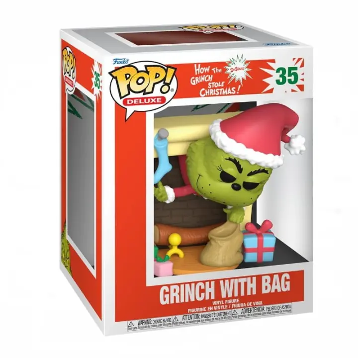 Funko Pop! Deluxe: HtGSC - El Grinch con Bolsa - Cómo el Grinch Robó la Navidad - 1