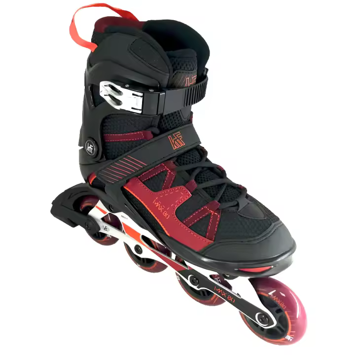 Patines en Línea Fitness Max-80 Black de Aluminio para Adultos Krf  TheNew Urban Concept - 1
