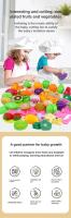 Juego De Cocina Para Niños 26 Piezas Simulación De Frutas Y Verduras Falsas Con Cesta Juguete Educativo De Plástico ABS Para Niños De 0 a 12 Años - details 0