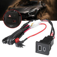 Adaptador De Carga USB Para Coche MOJOYCE Dual USB Type C PD+QC3.0 Para VW Multivan T5 2003-15 Enchufe Rápido De Alimentación - details 2