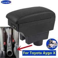 Caja De Reposabrazos Para Toyota Aygo X Con Almacenamiento Accesorios Interiores Especiales Para Coche Material ABS+Cuero - details 0