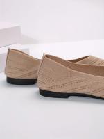 Zapatos Planos De Mujer Con Punta Puntiaguda Y Color Sólido Zapatos Slip-on Transpirables Y Casuales Ballet Flat Zapatos Para Mujer Loafer - details 6