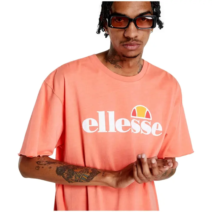 Camiseta de Manga Corta Ellesse Miater para hombre en color naranja - 1