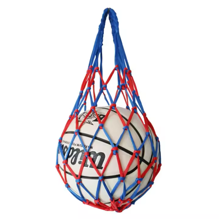 Bolsa De Red De Nylon Para Baloncesto Y Fútbol Portátil De Malla Deportiva Soporte Para Balones De Básquetbol Y Voleibol Bolsa De Transporte Para Deportes - 1