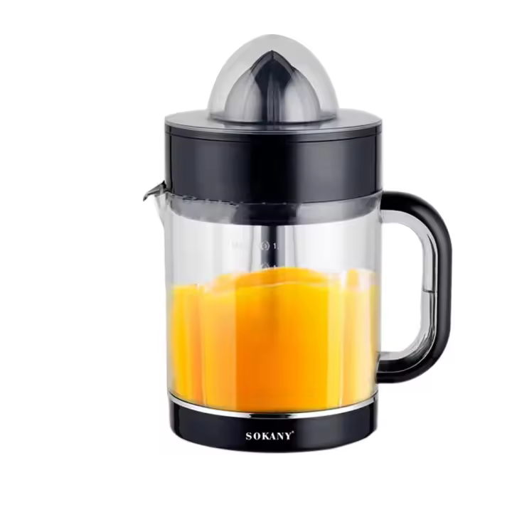 Exprimidor electrico de zumo 30W 1,2L, exprimidor de naranjas y frutas, Sokany - 1