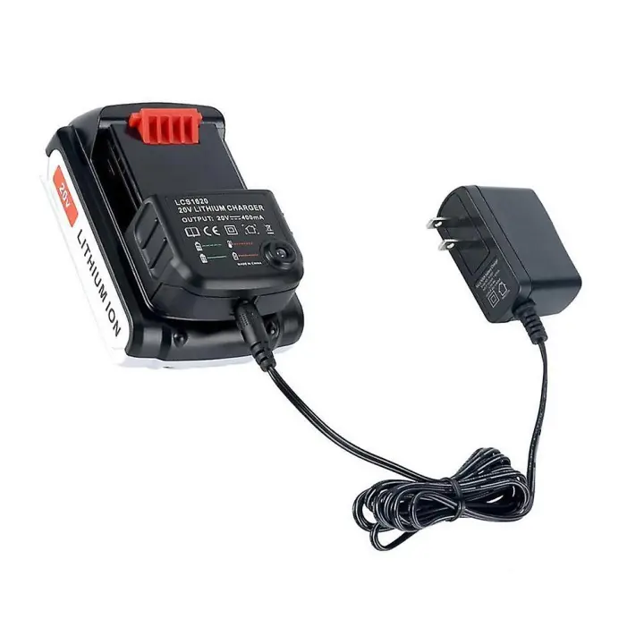 Cargador de batería de litio LCS1620 de 20 V para Black & Decker LB20 LBX20 LBX4020 - 1