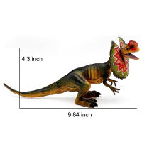 Juguete De Dinosaurio Dilophosaurus Con Bocaza Movable Figuras De Animales En Plástico Juguetes Para Fiesta Cumpleaños Regalos - details 5