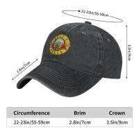 Gorra De Béisbol Guns N Roses Con Logo De Balas Desgastada Y Lavada Casual Heavy Metal Unisex Para Actividades Al Aire Libre Protección Solar Talla Única - details 4