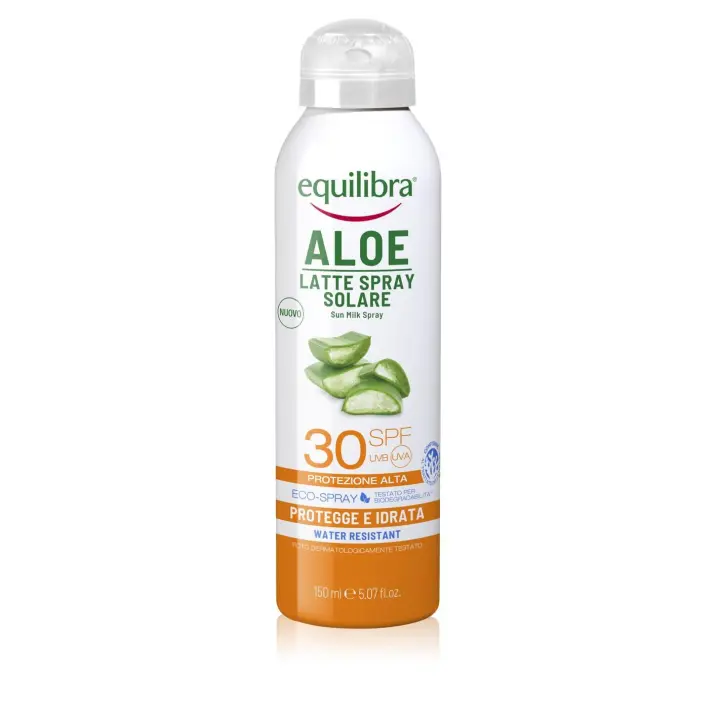 Equilibra - Crema solar de Aloe en Spray Pro UV SPF30 - Bronceado y cuidado más cómodo - 150 ML - 1