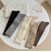 Medias Retro Para Mujer Estilo Japonés De Otoño Invierno Cálidas Y Suaves Medias Largas De Color Sólido Moda Casual Para Mujer - details 6
