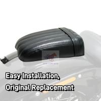 Almohadilla De Asiento Trasero Para Motocicleta Piel De Cuero Para Harley Davidson Softail Estándar FXST Street Bob 114 FXBBS 18-24 Negro Impermeable Fácil Instalación Clase Superior - details 7