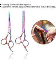Cabello Corte Cortar con Tijeras, Inoxidable Acero Mano Sentimientos 6 Pulgadas Inoxidable Acero Cabello por Barbero - details 7