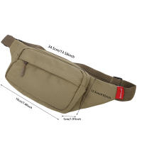 Bolsa De Cintura Para Hombres Y Mujeres Bolsa De Teléfono De Lona Gran Tamaño Con 3 Bolsillos Estilo Casual Para Viajes - details 0