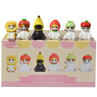 Figura De Anime Miniatura Mfusand Shark Cat Cos Sanrio En Caja Sorpresa Ornamento De Animal Fruta Juguetes Para Niños Regalo De Cumpleaños - details 12
