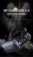 VR Shinecon 6.0 Cabeza De Auriculares Versión 3D Realidad Virtual Estéreo Con Control Remoto Para IOS Android Visión Inmersiva - details 0