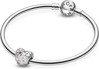 Pandora Mujer Plata Abaloriales 797781CZR, Medium, Viene con El embalaje de Caja De Regno original. - details 3