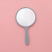 Espejo De Maquillaje Portátil Para Mujeres Con Manija Espejo De Vestíbulo Redondo Compacto De Plástico Magnificante 6 Pulgadas Estilo Moderno - details 1
