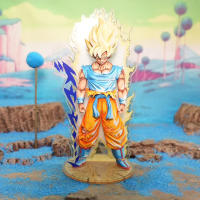 Figura De Acción Dragon Ball Son Goku Super Saiyan PVC Estatua Colección Modelo Juguetes Para Niños Regalos De Navidad - details 2