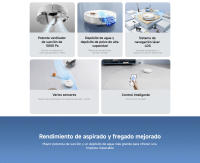 Official | Xiaomi Robot Vacuum S40C, Potente Ventilador de Succión de 5000 Pa, Depósito de Agua y Depósito de Polvo de Alta Capacidad, Sistema de Navegación Inteligente LDS - details 1