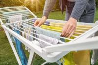 Tendedero Plegable de 100% Resina,Fabricado en España, 180x108x55cm, Resistente y Firme con Viento, Tendedero Exterior/Interior de Ropa Adecuado para Balcón, Jardín, Salón, Blanco. - details 3