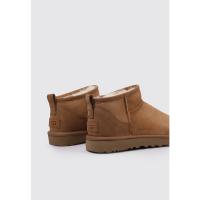 UGG CLASSIC ULTRA  MINI II Botín Plano Mujer Cuero - details 2