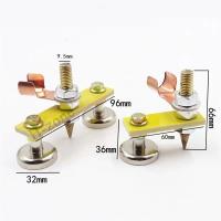 Magnético Para Soldadura 1pcs Cabeza De Imán Para Soldadura Soporte De Abrazadera De Tierra Para Reparación De Metal Fuerte Abrazadera De Tierra Para Cable De Soldadura - details 2