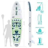 Tabla Paddle Surf Hinchable de Remo Inflable de pie FunWater Sup Inflable de 15cm de Grosor para Todos los Niveles de Habilidad, Paleta Ajustable, Funda Impermeable para teléfono móvil , Tabla de Remo Inflable para jóvenes y Adultos 335*83*15cm - details 1