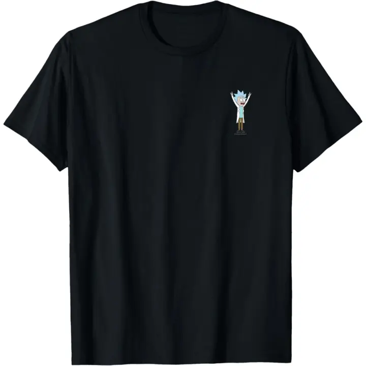 Camiseta de Manga Corta, 100% Algodón, Ropa Unisex para Hombres y Mujeres en 5 Tallas, Camiseta Negra ESTAMPADA, Cuello redondo. - 1