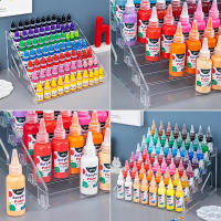 Caja De Almacenamiento De Pintura Transparente Mini Con 7 Capas Soporte De Pintura Para Artesanía Y Acuarela - details 1