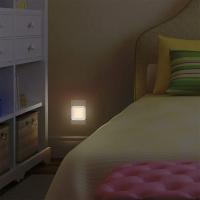 Lámparas LED Mini De Noche Plug in Dimmable Energía Ahorro Cuadradas Luz Bajo Gabinete Cocina Sala De Estar Aisle WC - details 10