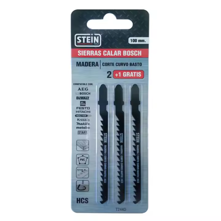 Stein Sierra de Calar Bosch para Madera Curvo Basto - 1