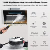 Limpiador a vapor portátil de 2500 W, máquina de lavado a presión con esterilización a alta temperatura para el hogar, el coche, la cocina y el aire acondicionado - details 3