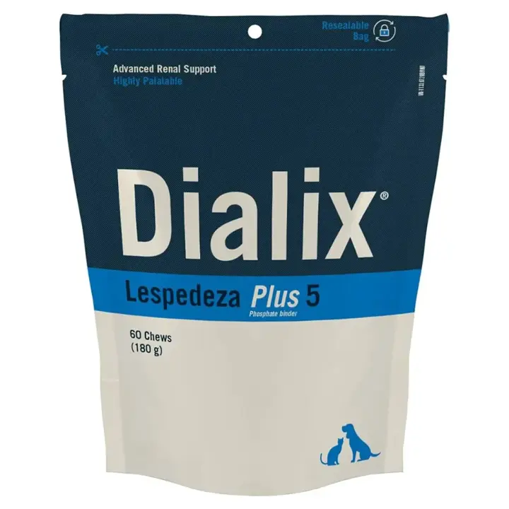 DIALIX® Lespedeza Plus 5 60 chews Vetnova suplemento de ayuda a la función renal - 1