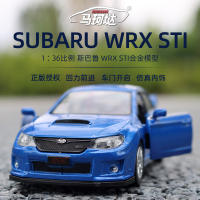 Modelo De Coche a Escala Subaru WRX STI 1:36 Metal Aluminio Simulación Alta Juguete Coleccionable Para Regalos F44 - details 0