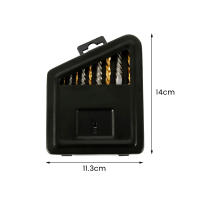 Set De 10 Piezas De Extractores De Tornillos Rotos Con Broca HSS Herramientas De Demolición Doble Final Para Metal Y Madera - details 6