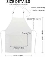 1 delantal de Cocina con 2 bolsos grandes, resistente a Las Gotas de Agua, ajustable - details 0