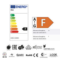ORION91 PACK X 4 UNIDADES 80X80 ARO BASCULANTE REDONDO BLANCO GU10 LED incluidas - SPAZIOLUZIO - details 1