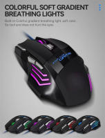 Ratón De Juego X8 Mecánico Con Cable 7 Botones Ergonómico RGB Retroiluminado USB 800/1200/1600/3200 Dpi Con Botón De Ajuste De DPI - details 2