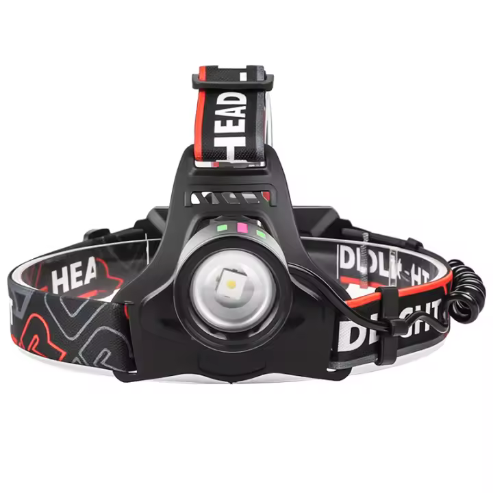 Nuevo faro láser blanco de largo alcance con luz potente y carga USB, iluminación exterior LED para pesca nocturna y aventura. - 1